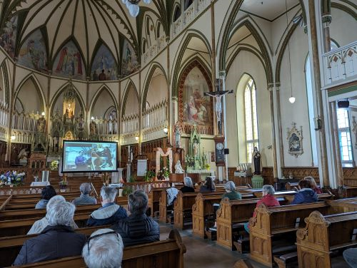 Concert orgue et voix du dimanche 14 avril dernier à l'église St Patrice de Magog