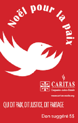 Campagne de  Noël pour la Paix - Caritas Estrie