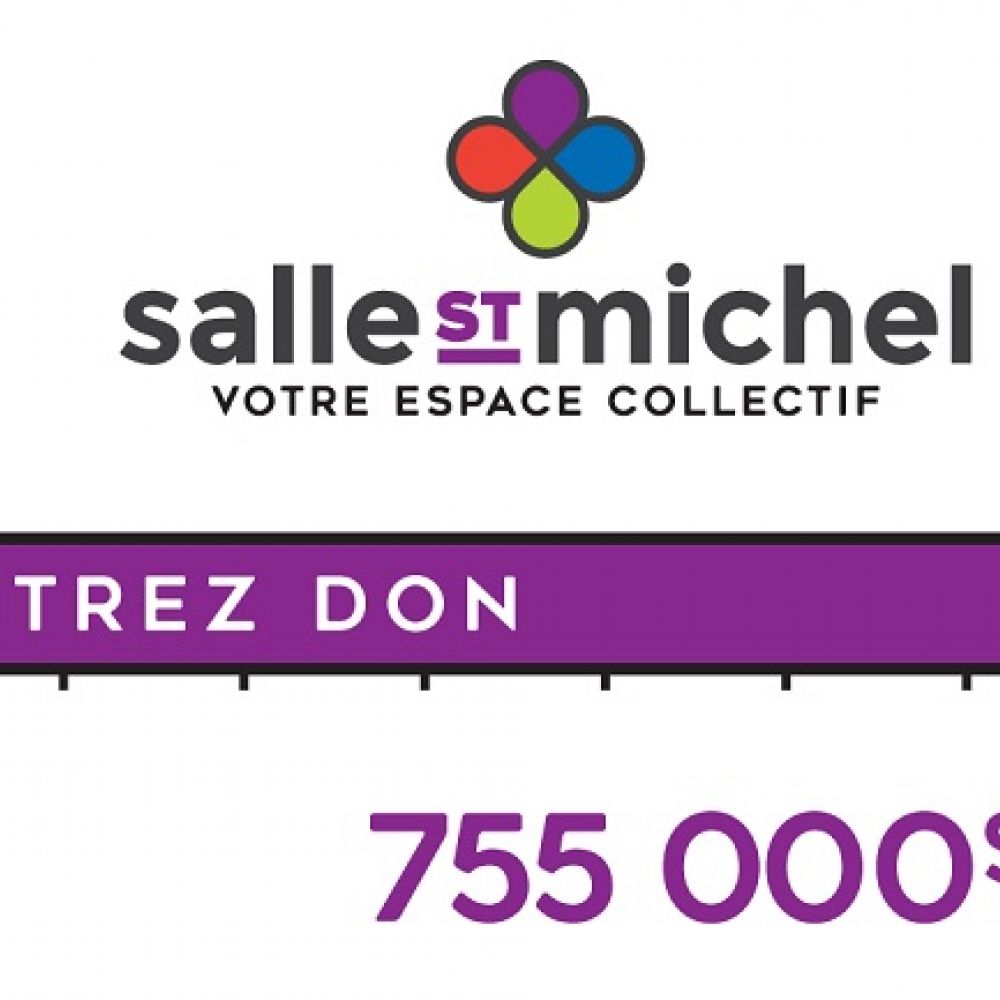Campagne pour la Salle St-Michel<br> Résultats préliminaires au 1er avril 2023