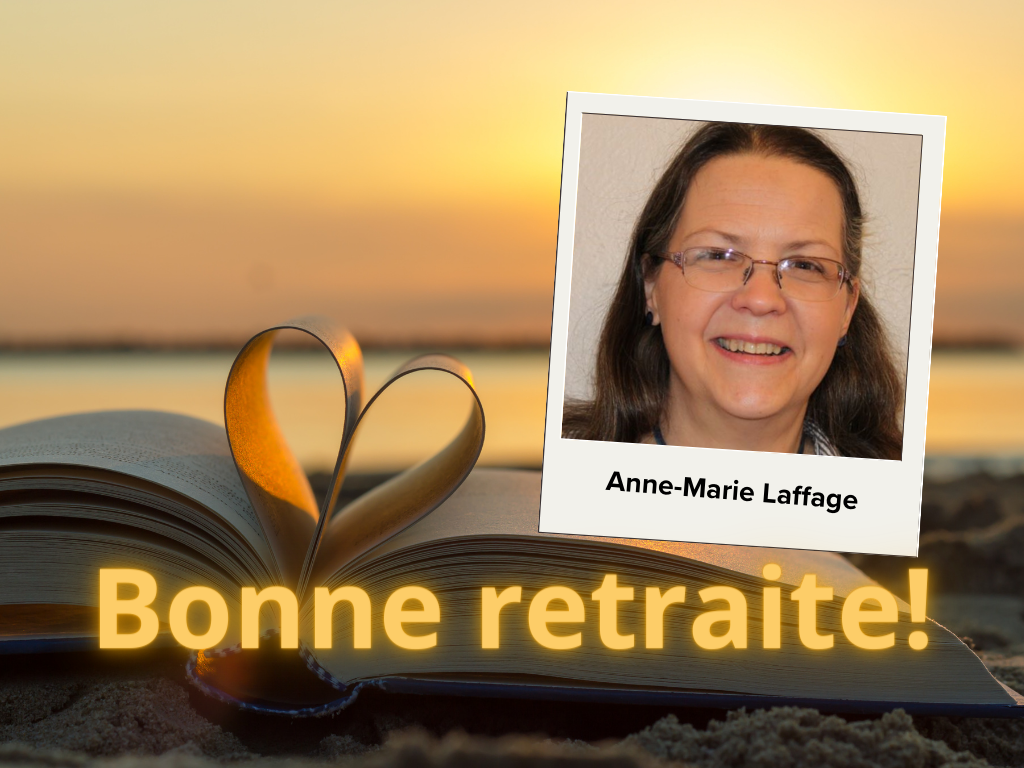 Départ à la retraite pour notre chère collègue Anne-Marie Laffage, conseillère aux ressources paroissiales