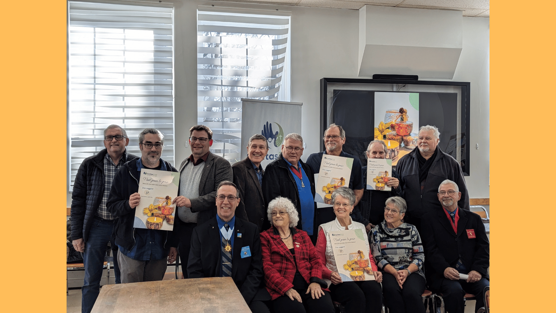 Caritas Estrie: Lancement de la campagne de la bougie de Noël 2024