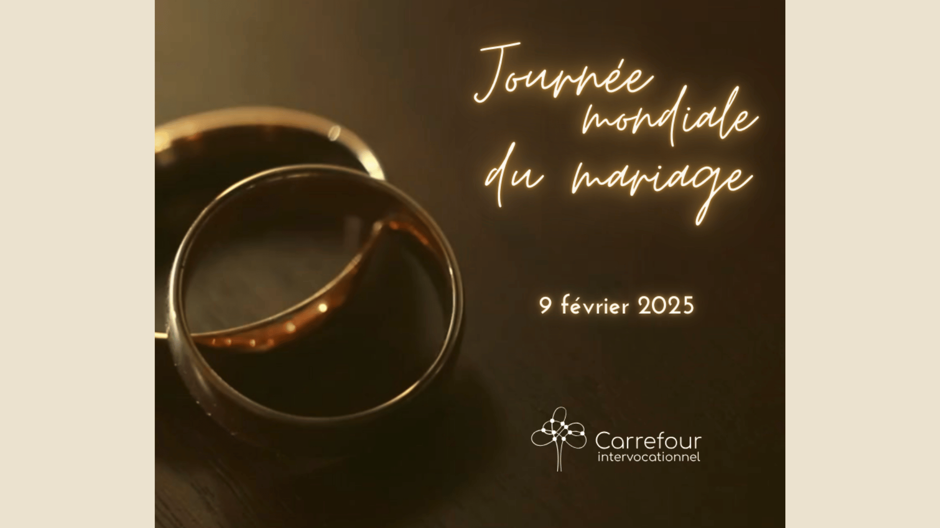 Journée mondiale du mariage: ressources et activités du Carrefour intervocationnel